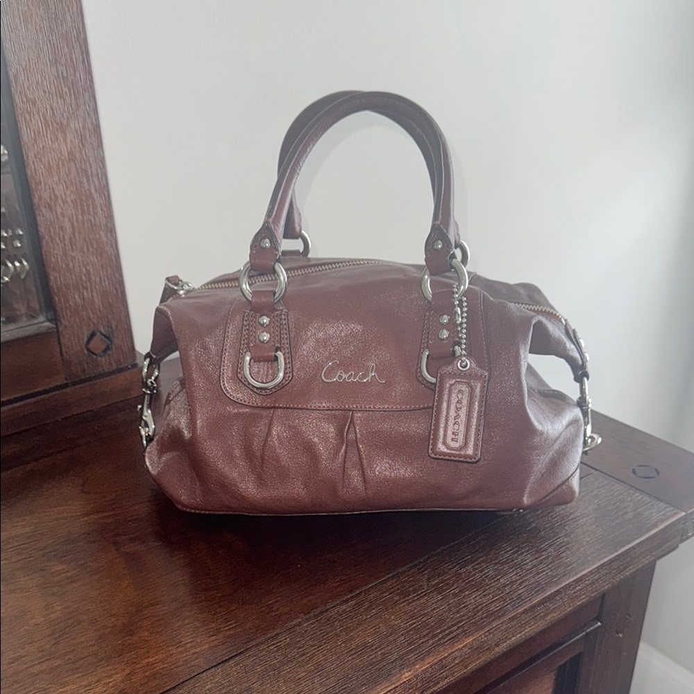 Coach Brown Leather Handbag